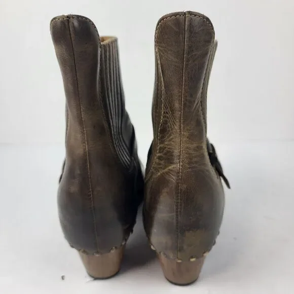 Dansko Rihanna Women's Buckle Studded Ankle Boot Heeled Elastic EU 40 US 9.5–10 - Picture 8 of 16